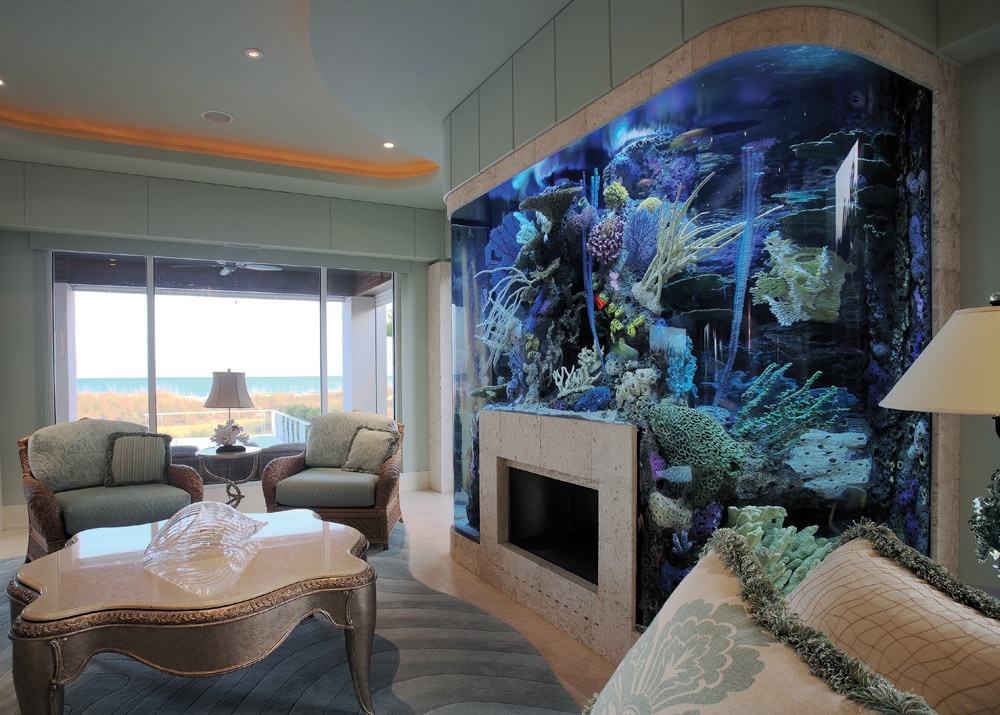 Fireplace Aquarium - Amazing Fish Tanks